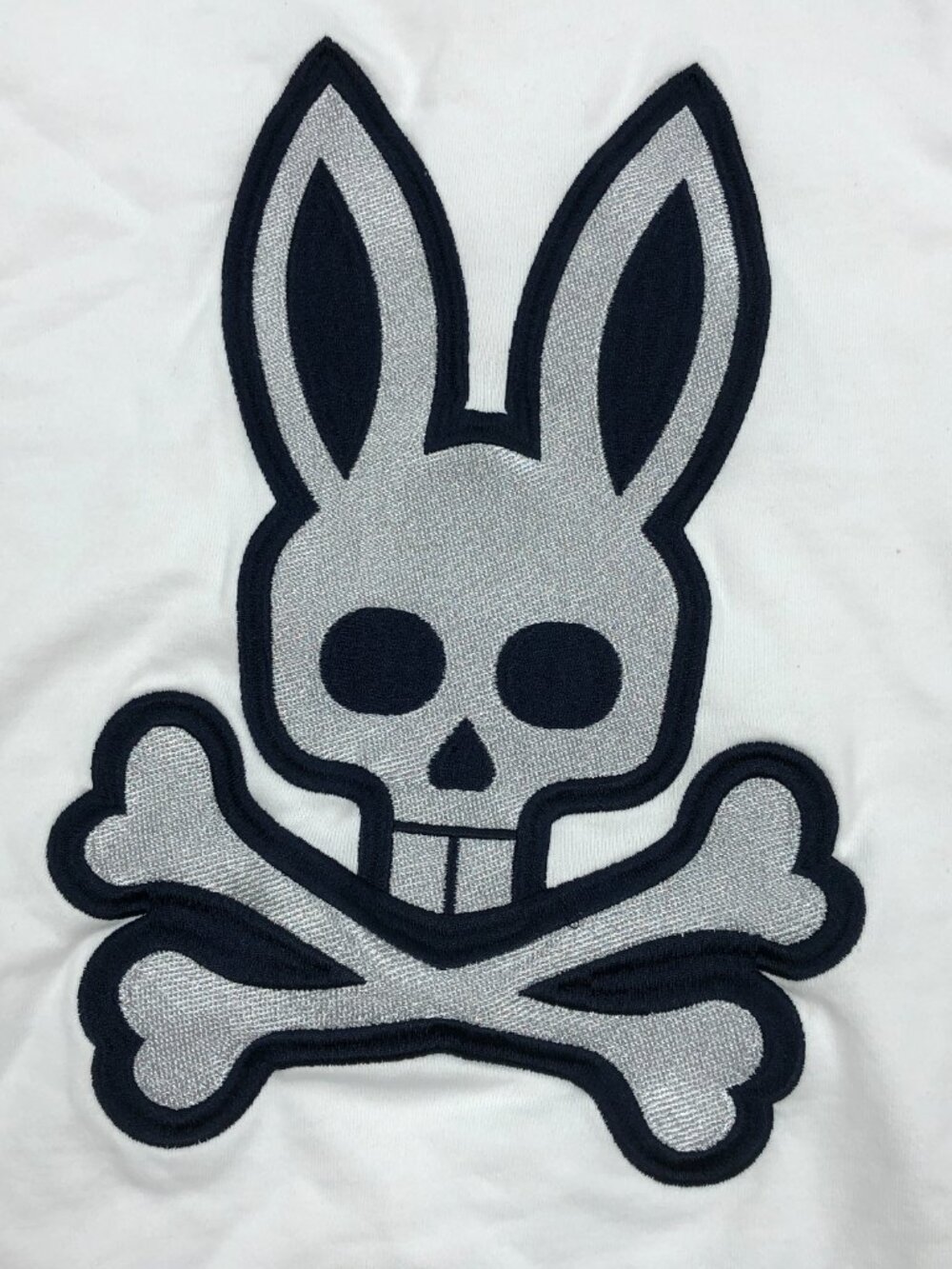 Psycho Bunny Crew Neck Sweatshirt Pullover 2XL White - Picture 2 of 12